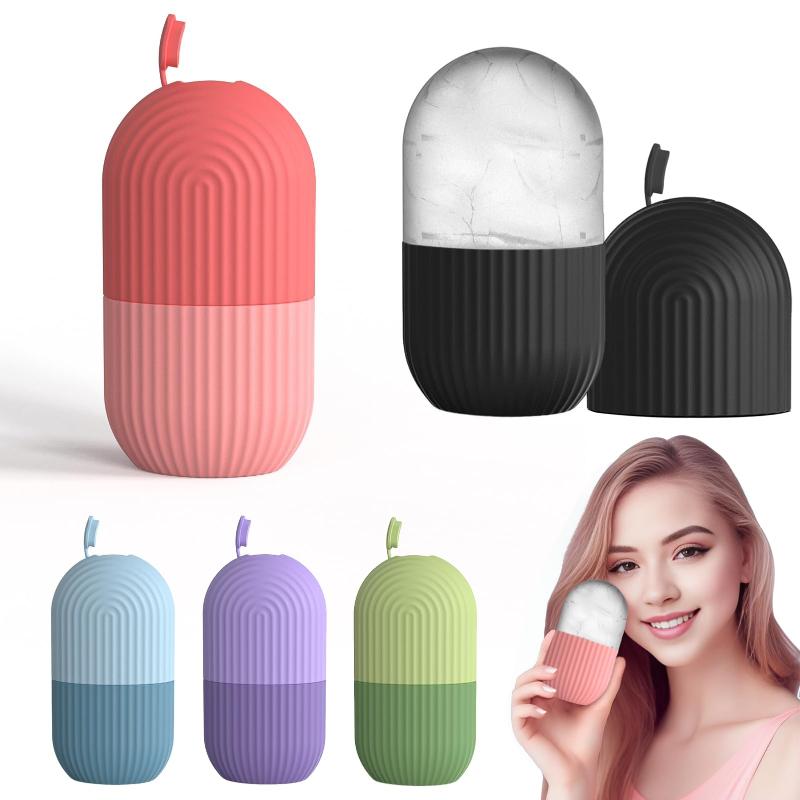 Face Ice Roller Puffiness - 1Pcs Roller Wajah Es, Cetakan Es