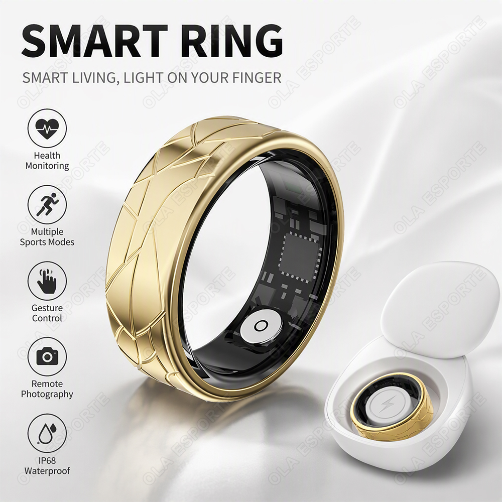 Health Monitors - Cincin Pintar Stainless Steel Tahan Air
