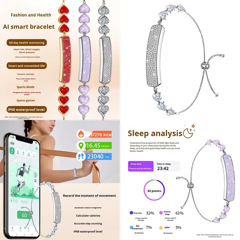 Gelang Pintar Baru Lintas Bata - Health Monitors ulasan dan harga