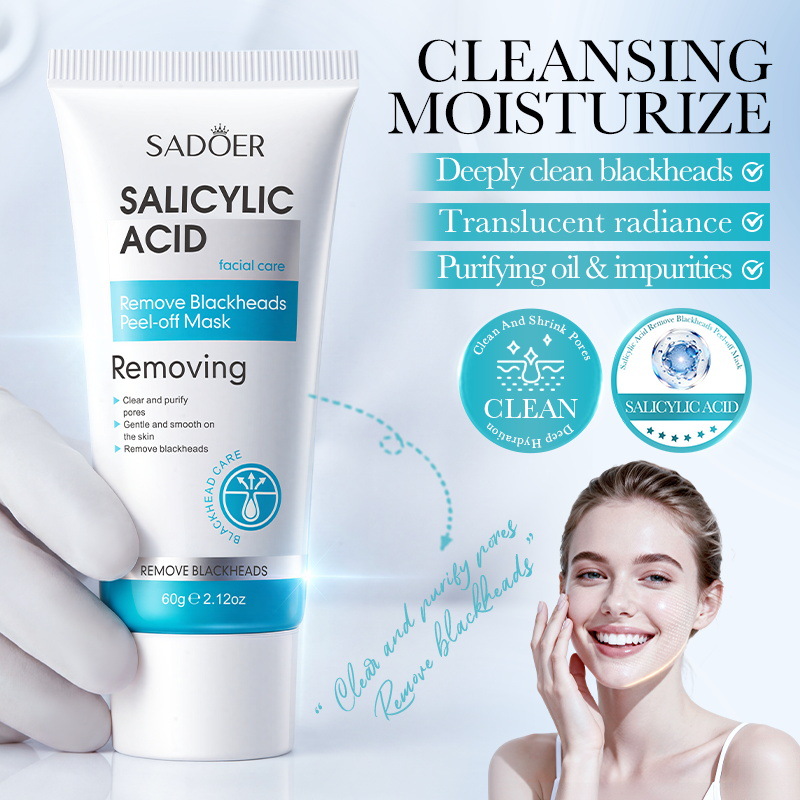Masker Pengelupas Wajah dengan - Salicylic Acid Blackhead Remover ulasan dan harga