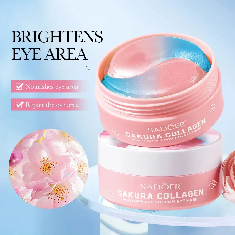 60 Buah Masker Mata Kolagen Sa - Collagen Under Eye Patches ulasan dan harga