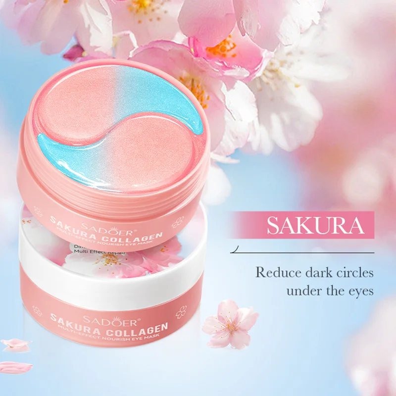 60 Buah Masker Mata Kolagen Sa - Collagen Under Eye Patches ulasan dan harga