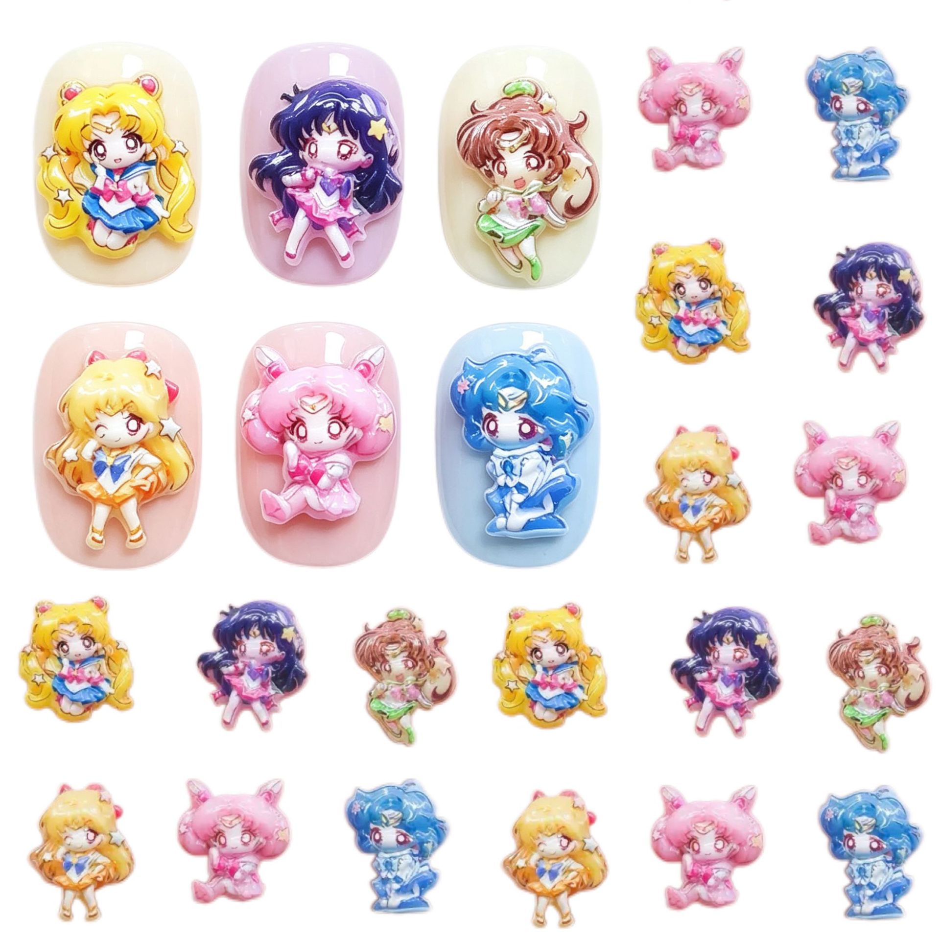 30/100 Buah Kartun untuk Akses - Nail Art ulasan dan harga
