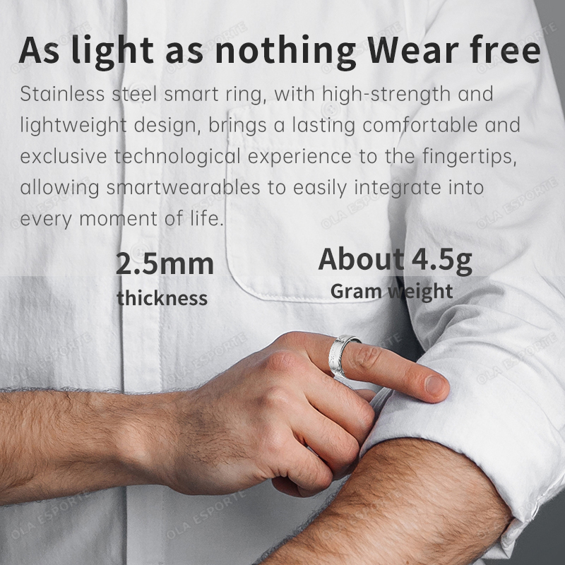 Cincin Pintar Stainless Steel  - Health Monitors ulasan dan harga