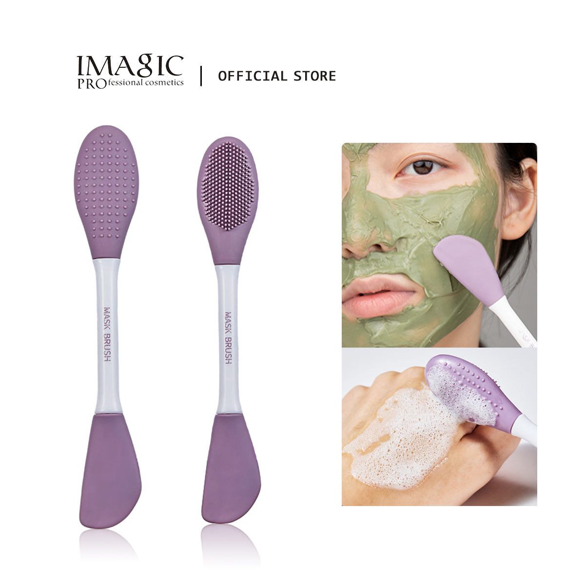 IMAGIC Sikat Pembersih & Maske - Silicone Face Scrubber Electric ulasan dan harga